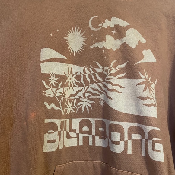 Billabong Skyline Graphic Hoodie Small ‎ Cozy Casual Streetwear Loungewear Y2K - Picture 3 of 8